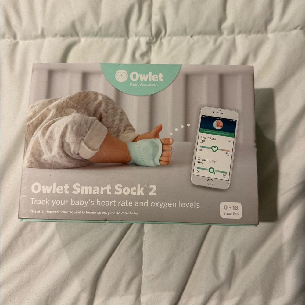 Owlet Smart Sock 2 Baby Monitor - Mint